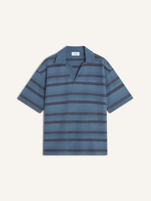 Maison Kitsuné OVERSIZE STRIPED POLO