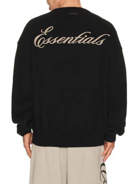 ESSENTIALS Waffle Crewneck Sweater