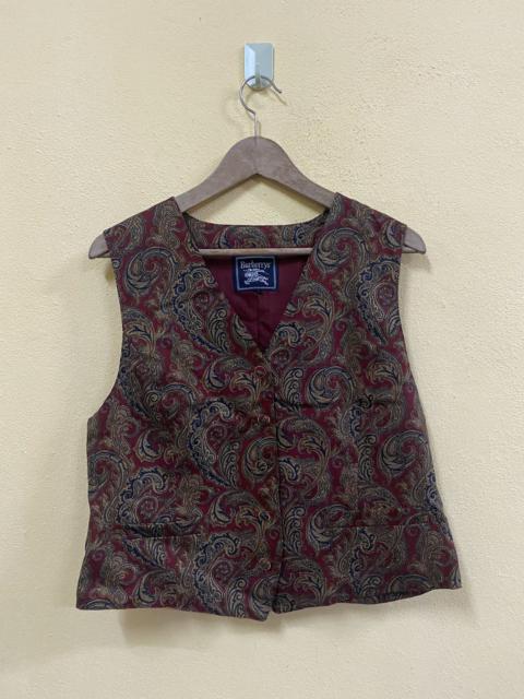 VINTAGE 90’s BURBERRY PAISLEY CROPPED VEST