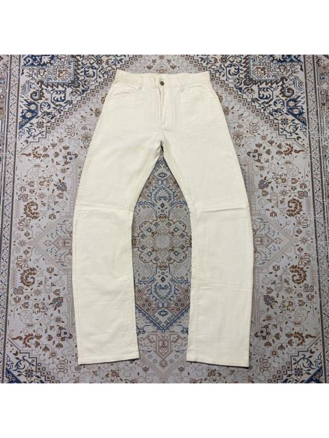 Other Designers Japanese Brand - PPFM Bow Cut White Corduroy Pants