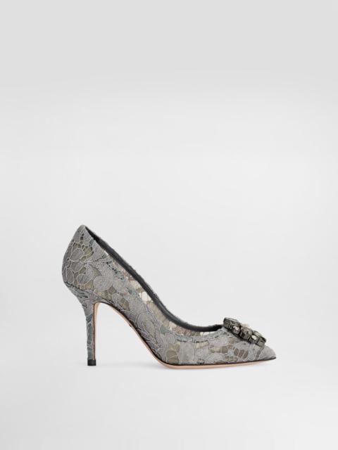 Dolce & Gabbana Pump in Taormina lace with crystals