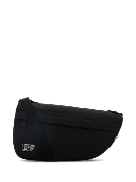 Burberry Men Black Fabric Crossbody Bag