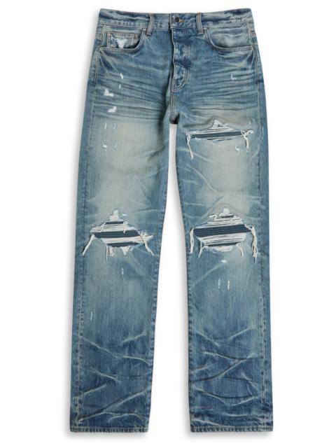 AMIRI Amiri MX1 Ripped Straight-leg Jeans