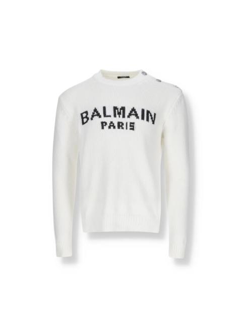 Balmain Cotton Logo Sweater