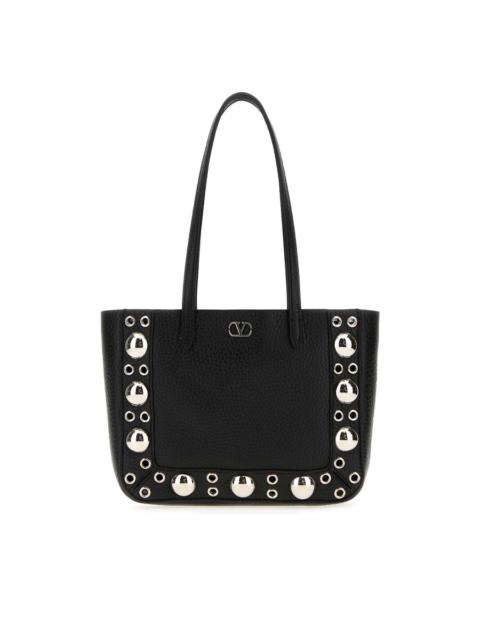 Valentino Valentino Garavani Black Leather Nellcote Handbag