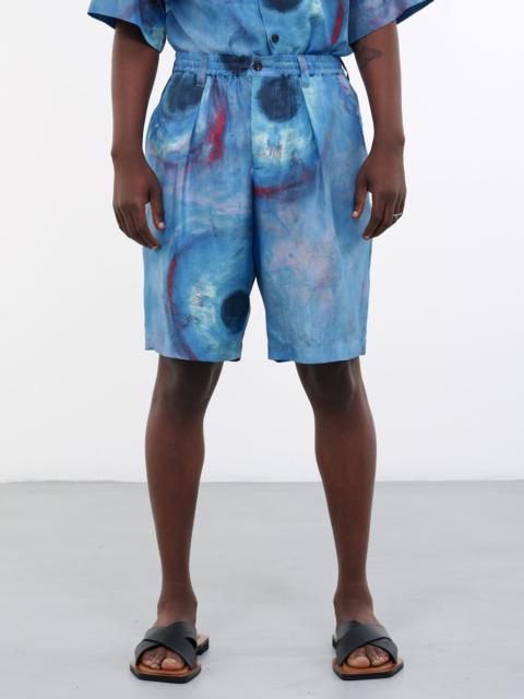 Marni Buchi Blu Shorts