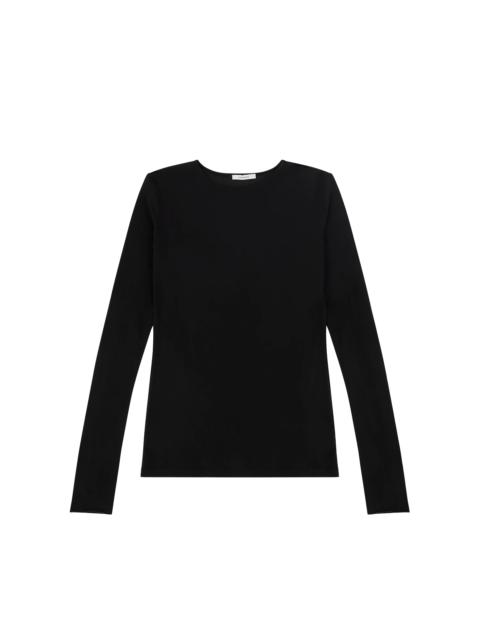 entire studios SHEER LONG SLEEVE BLACK