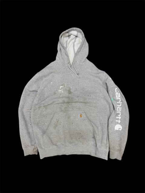 Other Designers VINTAGE Y2K THRASHED FADED CARHARTT OVERSIZE HOODIE