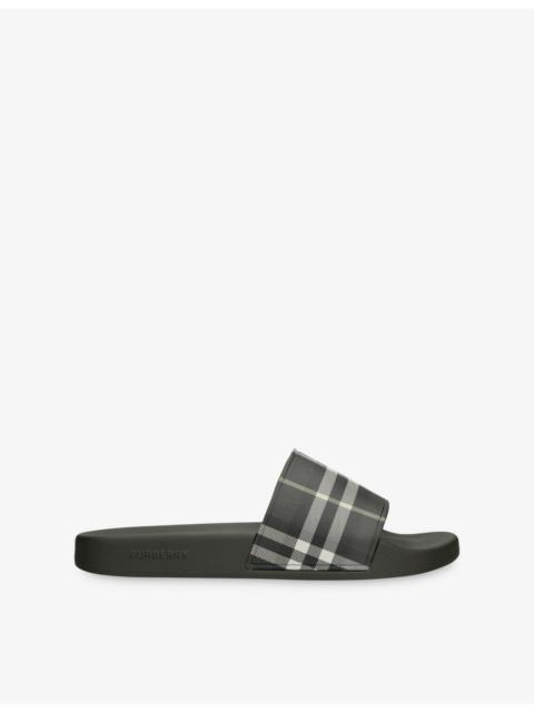 Burberry Check Slides