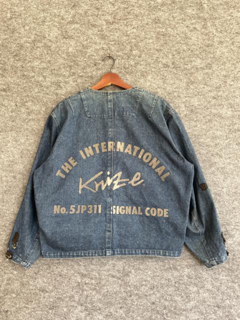 Other Designers Vintage - THE INTERNATIONAL KNIZE DENIM JACKET