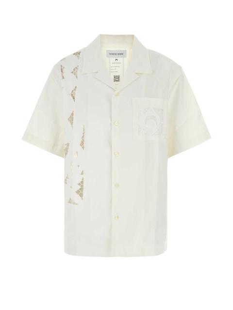 Marine Serre Women White Cotton Shirt