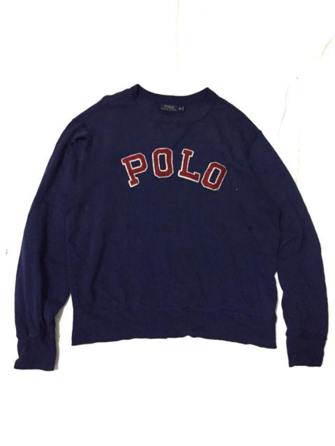Other Designers Crewneck Distressed oversize Polo Ralph lauren sweatshirt