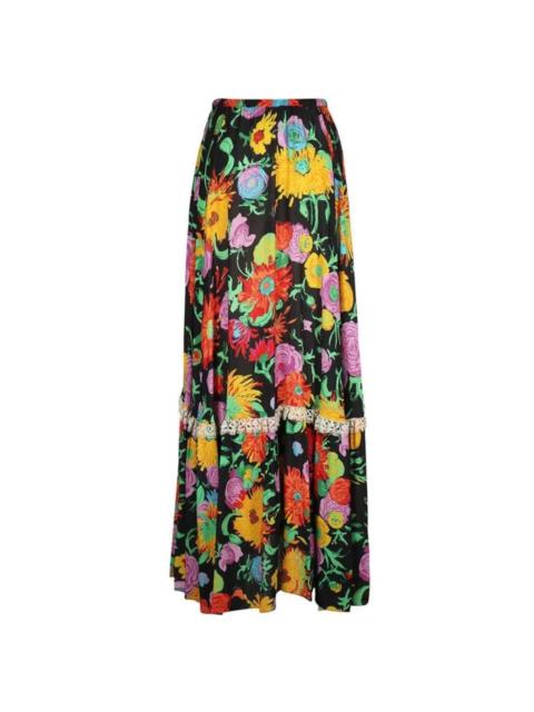 GUCCI Ken Scott- Print Viscose Skirt
