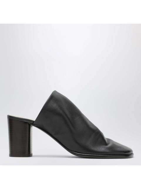 Lemaire Lemaire Brown Lambskin Mules With Block Heel Women