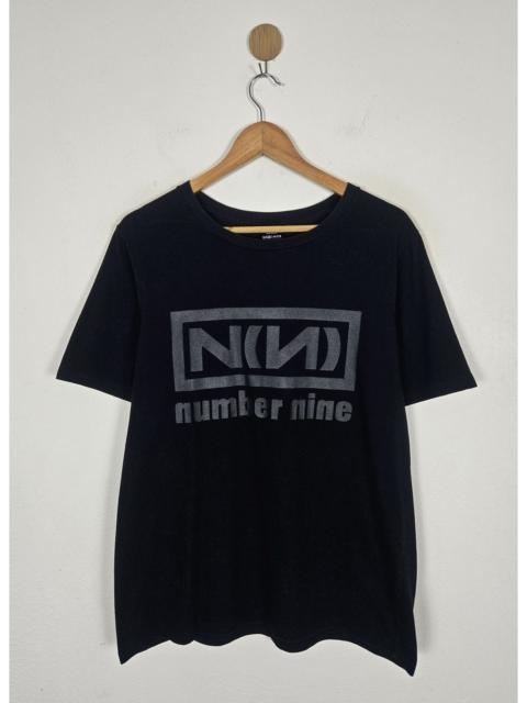 NUMBER (N)INE Number Nine Nine inch nails logo tee shirt