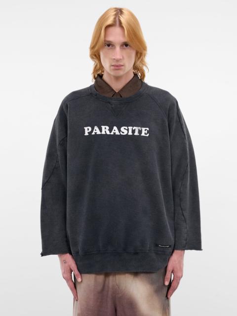 UNDERCOVER Black Faded Cotton Parasite Sweatshirt