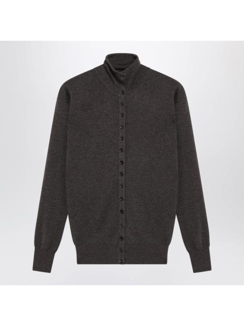 Lemaire Lemaire Wool Ecorce-Colored Button-Up Top Women