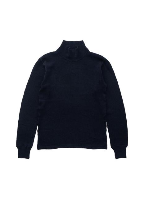 visvim SOLAR WAFFLE SKIVVY L/S (SUPERFINE) NAVY