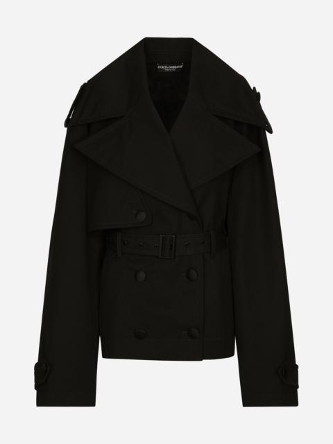 Dolce & Gabbana Double-breasted jacket with cotton belt