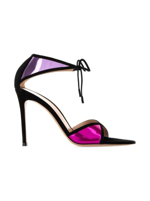 Gianvito Rossi Multicolor Leather Confetti Sandals