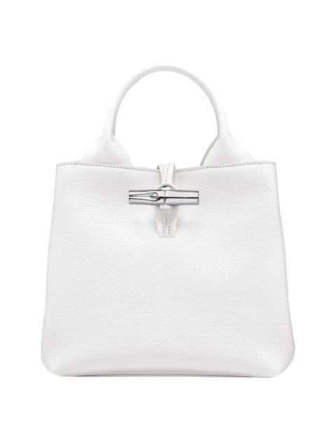 Longchamp Le Roseau S Handbag White - Leather
