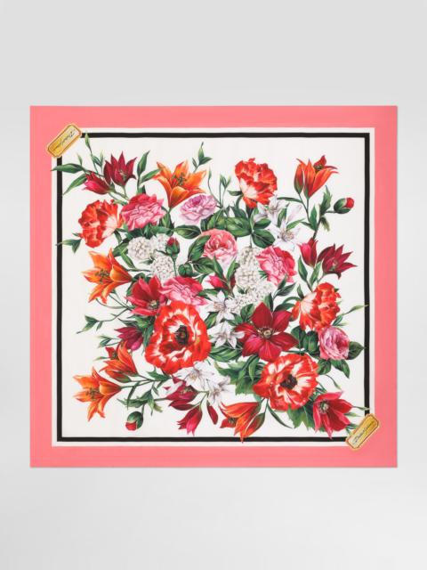 Dolce & Gabbana 90x90 silk twill foulard