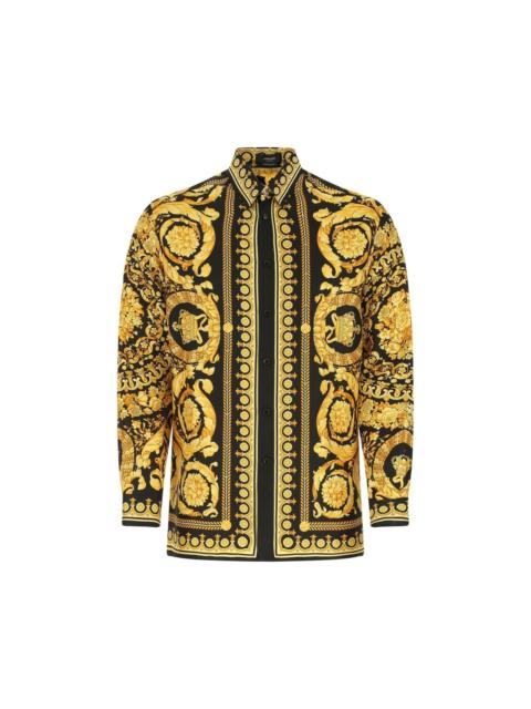 VERSACE VERSACE Silk Shirt New & Authentic (Men's size:XL;)
