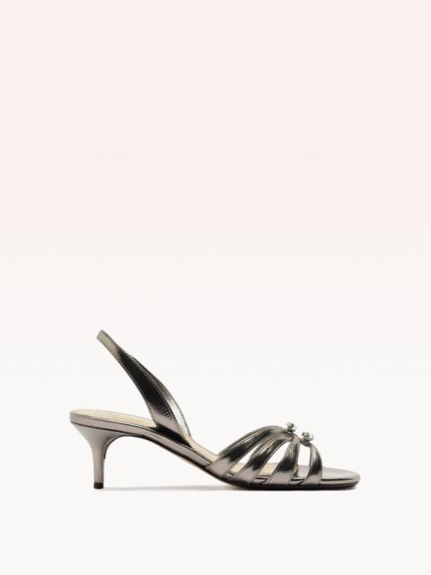 ALEXANDRE BIRMAN NOELLE KITTEN SANDAL GRAPHITE
