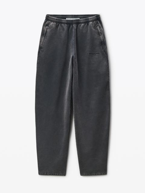 Alexander Wang Black Wide-Leg Sweatpants