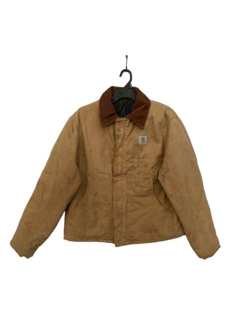 Carhartt VINTAGE CARHARTT USA DETROIT JACKET DISTRESS DUCK CANVAS