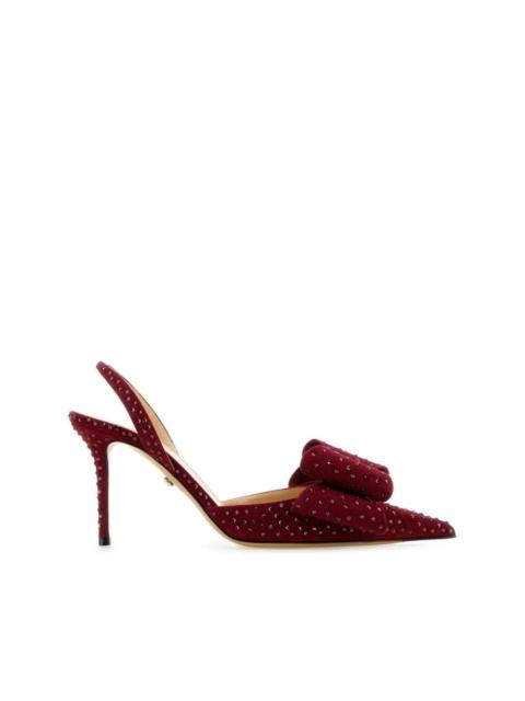 85mm suede pumps