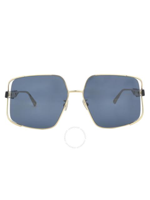 Dior Dior ARCHDIOR S1U Blue Irregular Ladies Sunglasses CD40037U 10V 61