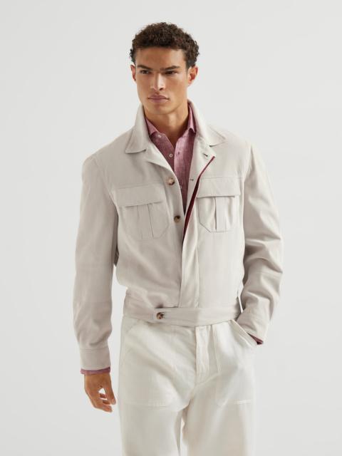 Brunello Cucinelli Suede outerwear jacket