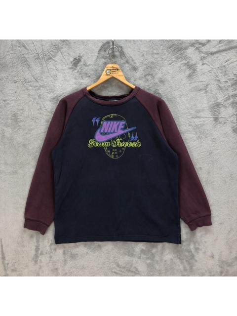 Nike Nike Team Swoosh Big Logo Colorblock Sweater #5403-188