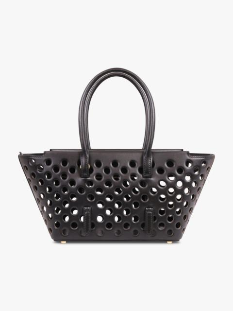 Alaïa NEO MINA 20 PERFORATED BAG | BLACK