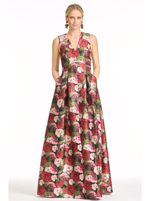 SACHIN & BABI BROOKLYNNE GOWN – PEONY EMBERS