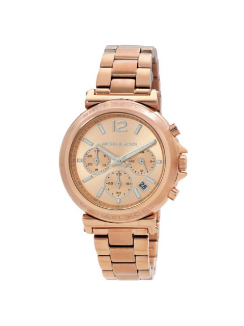 MICHAEL KORS Michael Kors Maren Chronograph Quartz Rose Gold Dial Ladies Watch MK7494