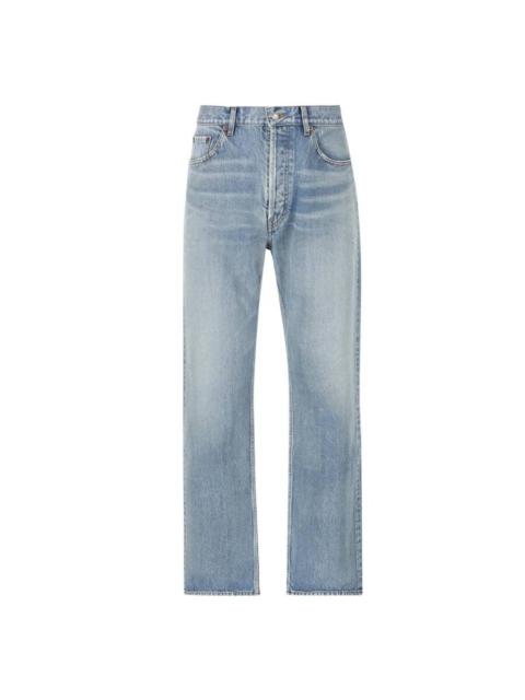 SAINT LAURENT Saint Laurent Blue Beat Denim Loose-Fit Jeans