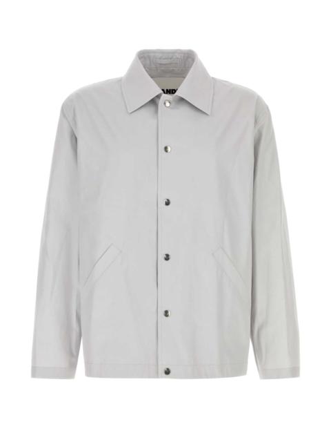 Jil Sander Jil Sander Men Light Grey Cotton Windbreaker