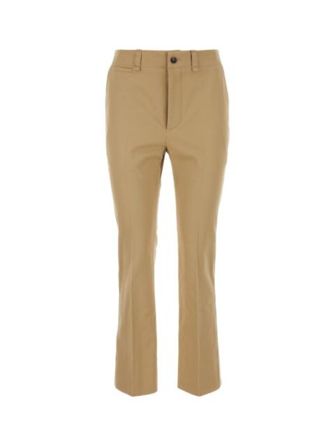SAINT LAURENT Saint Laurent Women Camel Cotton Pant