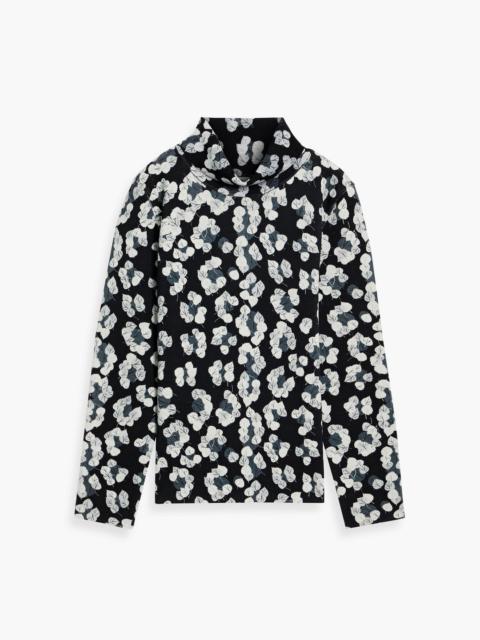 Aztech Mountain Printed wool turtleneck top