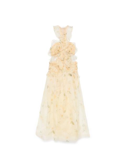 Balance braided bodice dress