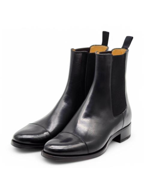 Christian Louboutin Antonio Chelsea Leather Boots Black EU 39.5 US 6.5