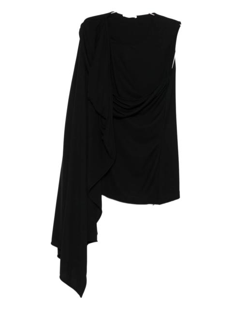 The Row Isadra draped one-shoulder top