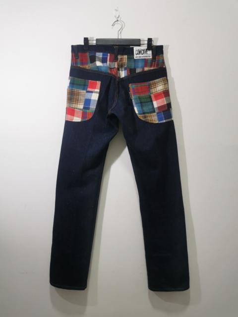Other Designers Designer - Nice Patchwork Design CNCV Concave Attempt Denim Pant