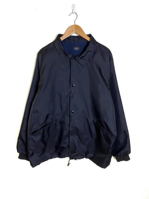 A.P.C. A.P.C Waterproof Coach Jacket MATERIAL Spell Out