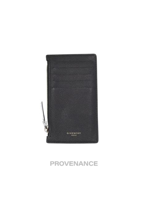 Givenchy Vertical Card Holder Wallet - Black Yellow