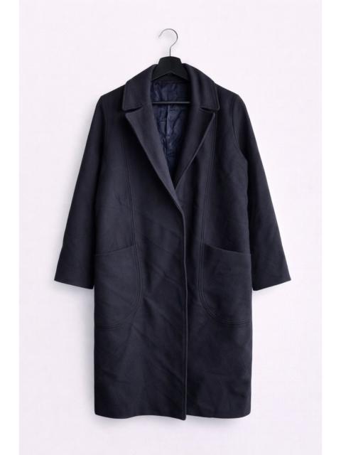 Other Designers & Other Stories Long Wool Coat Minimal Tailored Winter Coat
