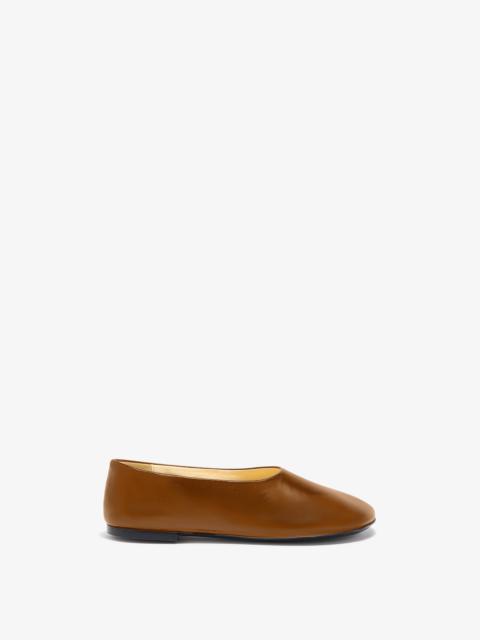 Proenza Schouler Glove Slippers in Slick Nappa
