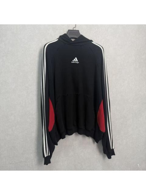 BALENCIAGA Balenciaga X Adidas Black Red Sweatshirt